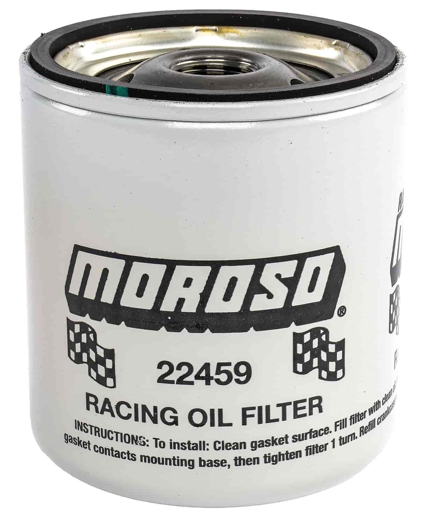 Moroso 22459: Racing Oil Filter Chevy Style