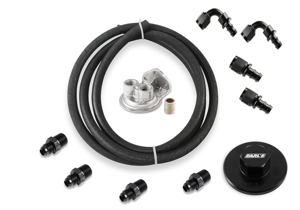 Earl's HEMI0003ERL: Remote Oil Filter Relocation Kit Gen III Hemi