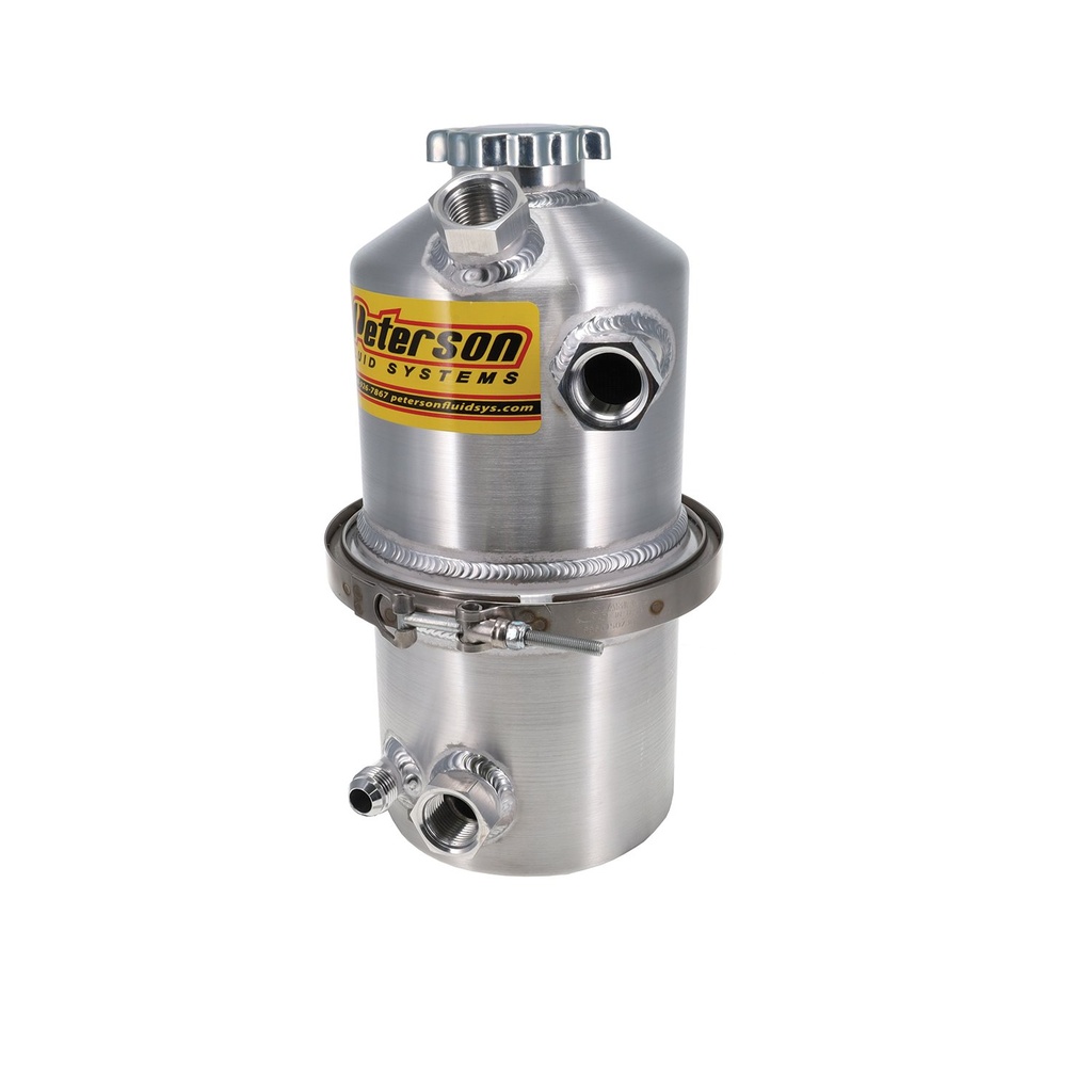 Peterson Fluid Systems 08-0003: 1.5 Gallon Oil Tank Single Scavenge Inlet