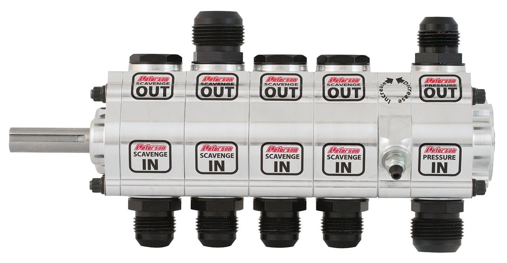 Peterson Fluid Systems 04-5064: R4 Dry Sump Oil Pump 1.400" Scavenge Rotors
