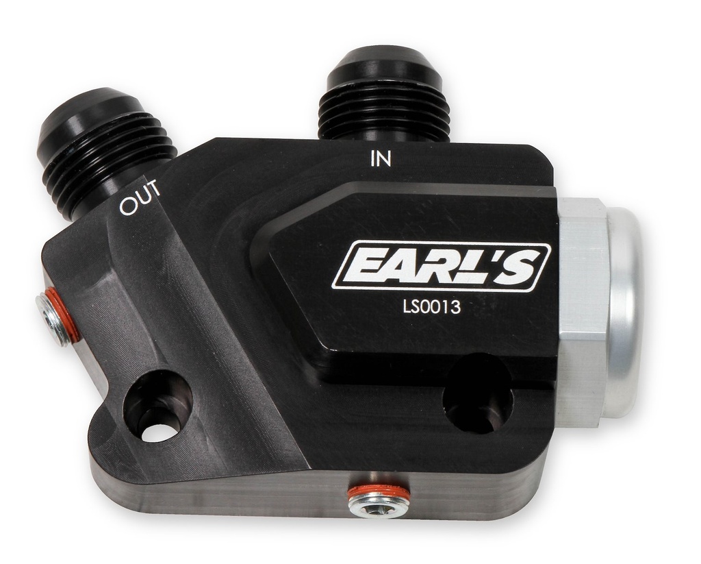 Earl's LS0013ERL: Side Mount Oil Cooler Adapter