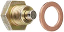 Milodon 17000: Magnetic Drain Plug 1/2"-20 Right Hand Threads