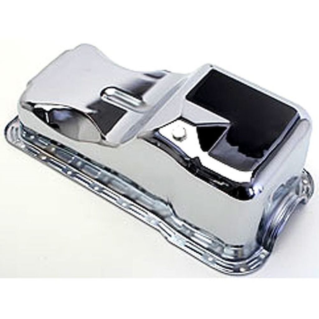 Trans Dapt 9078: Chrome Oil Pan 1965-87 Ford Car 260, 289, 302 (Windsor Block)