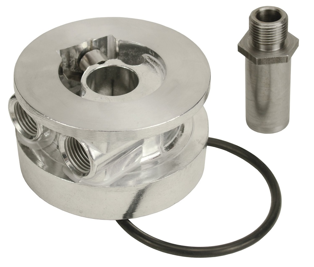 Derale 25720: Thermostatic Sandwich Adapter GM 13/16"-16 Filter Thread