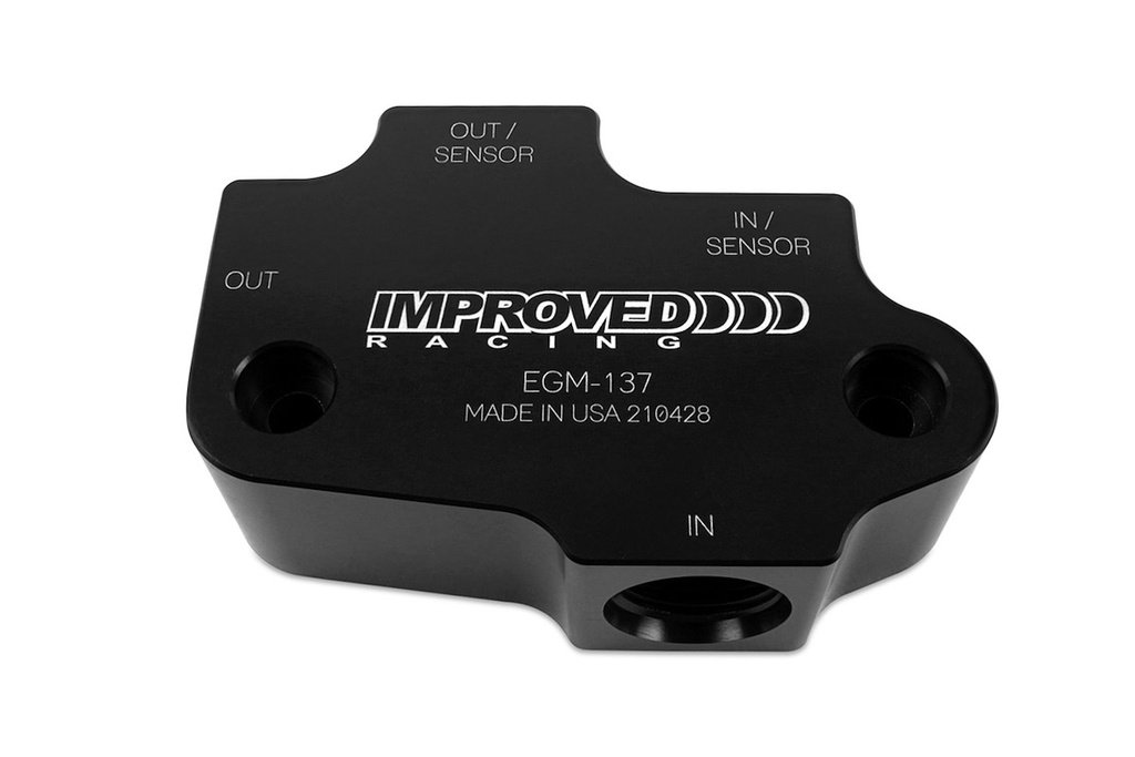 Improved Racing EGM-137: EGM-137 Oil Cooler Adapter, Chevy C7 Corvette LT1/LT4/LT5
