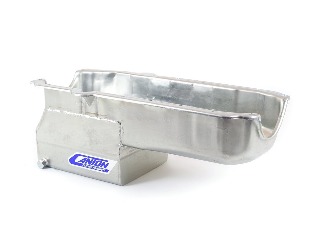 Canton Racing Products 13-080M: 13-080M Drag Race Oil Pan 1980-85 Small Block Chevy Blocks (Right Side Dipstick)