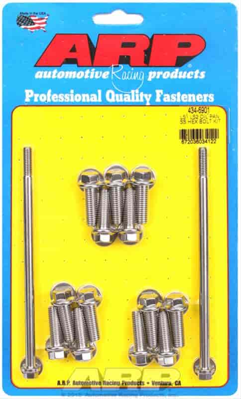 ARP 434-6901: Stainless Steel Oil Pan Bolts Chevy LS1, LS2