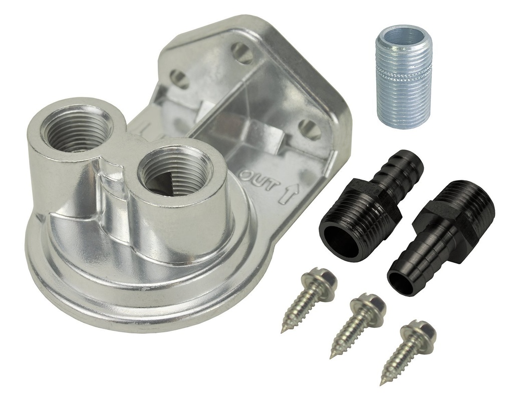Derale 15708: Standard Series Remote Filter Mount Kit Single Filter Mount