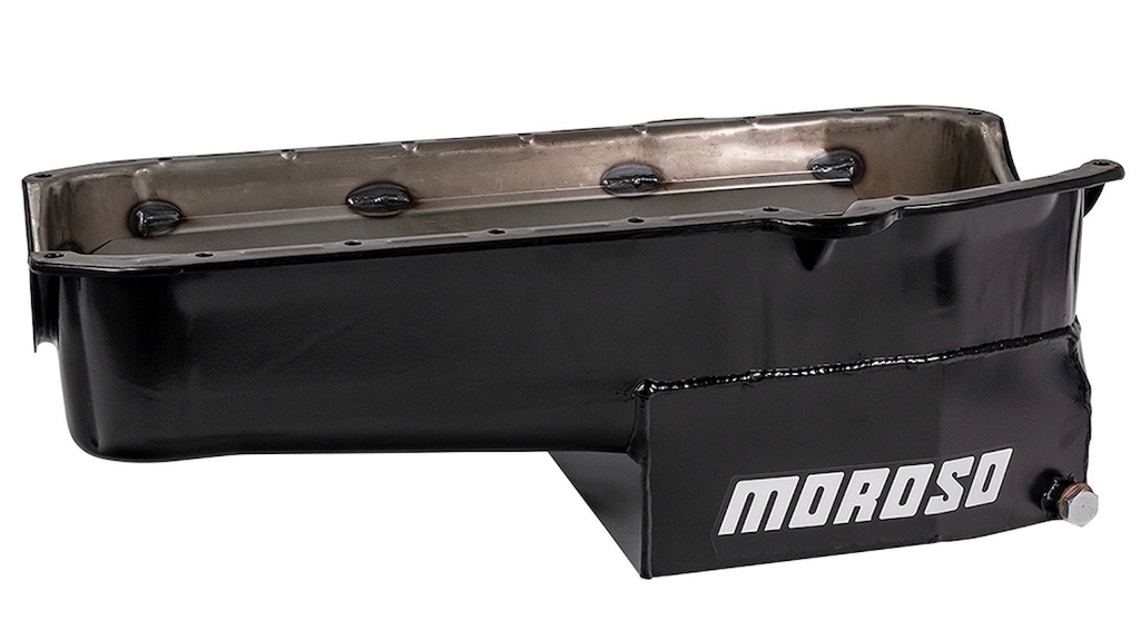 Moroso 21316: Oval Track Oil Pan Fits 1978-1987 GM Metric chassis