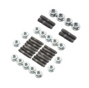 Mr Gasket 6315: Oil Pan Studs SB-Chevy & 90° V6, Olds V8 Includes: (14) 1/4" -20/28 x 1-1/8" and (4) 5/16" -18/24 x 1-5/16" Studs and Nuts