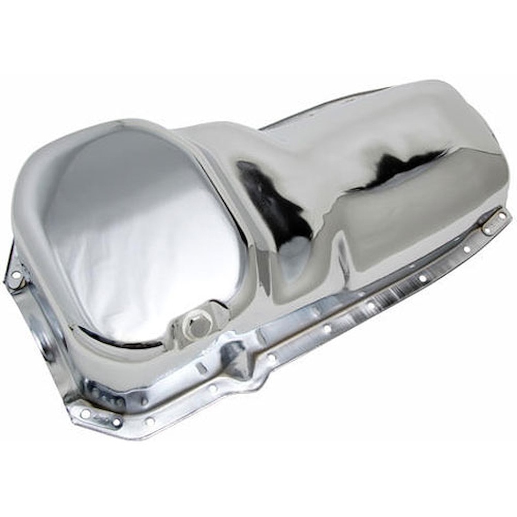Trans Dapt 9397: Chrome Oil Pan 1964-80 Oldsmobile 330-455