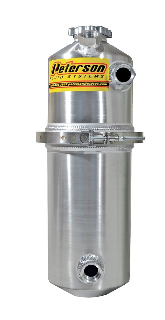 Peterson Fluid Systems 08-0005: 2 Gallon Oil Tank Single Scavenge Inlet