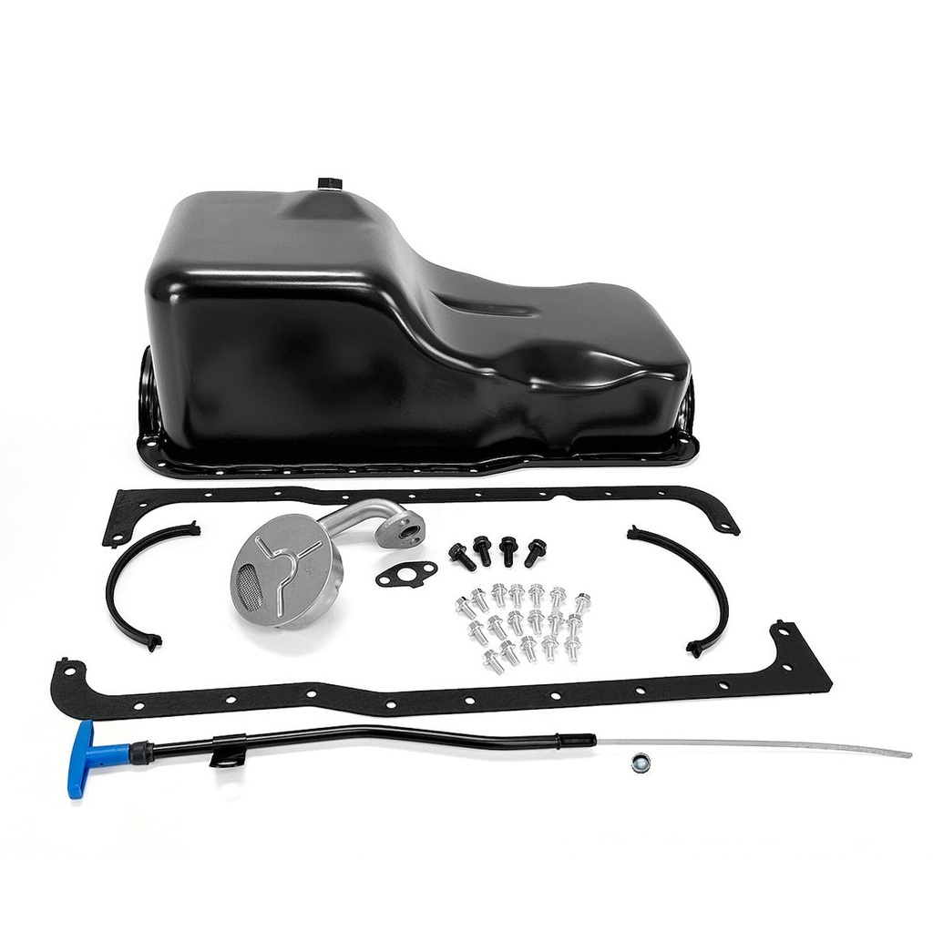 Blueprint Engines BPP302FSPAN: BPP302FSPAN Ford 302 Oil Pan Swap Kit, Front Sump Oil Pan Kit