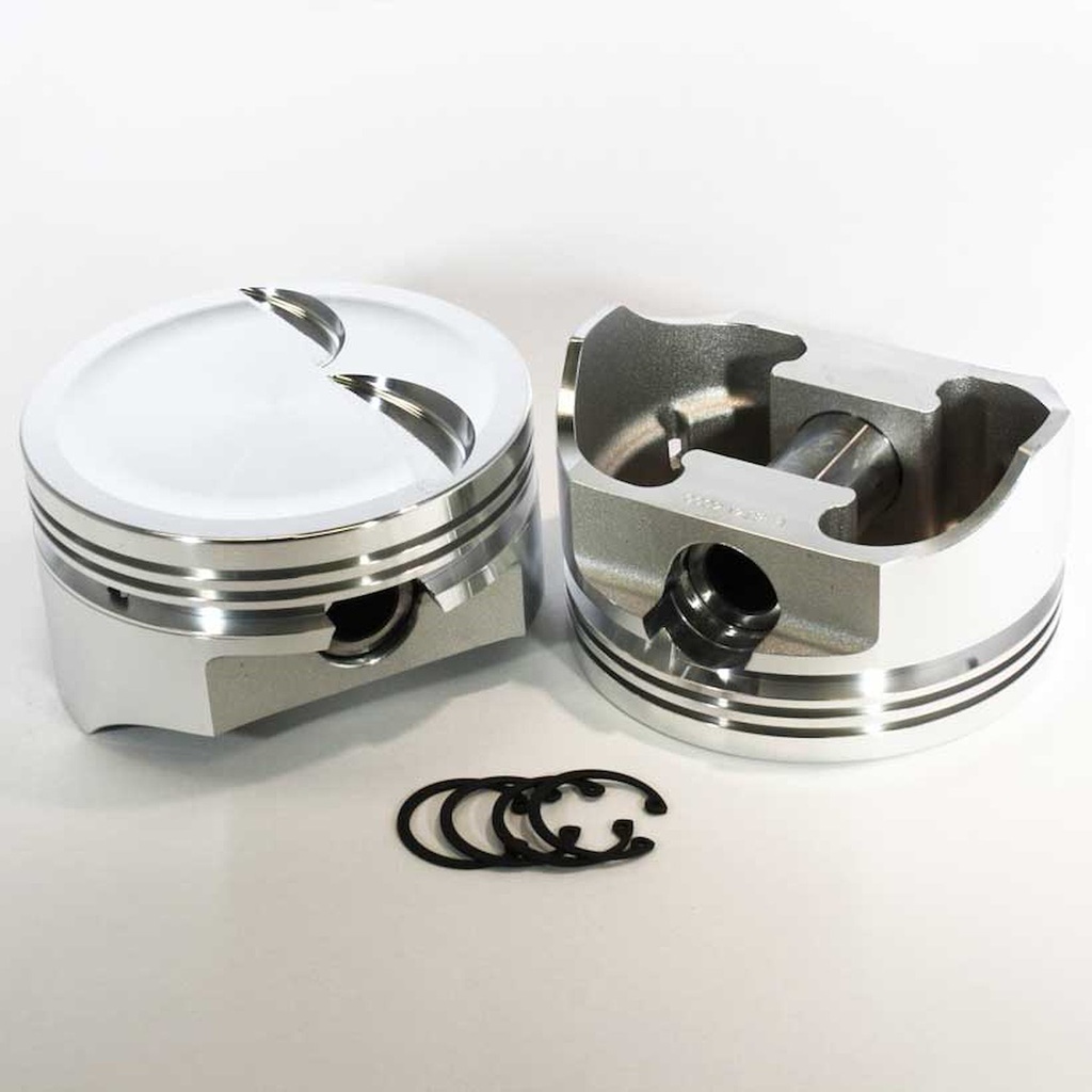 DSS Racing 8741-4030: 8741-4030 E-Series Dish Top Piston Set for 1962-2001 Small Block Ford 289-302, 4.030 in. Bore, -6cc Volume [Stroker]