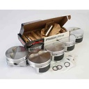 Wiseco PTS505A3: Pro Tru Street Pistons for Chevy Small Block [Flat Top, 4.030 in. Bore, 1.260 in. Height, -5.000 CC Volume]