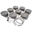 Mahle Motorsports Pistons 930200840: Small Block Chevy PowerPak Piston & Ring Kit Forged 4032 High Silicon Low Expansion Aluminum Alloy