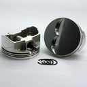 DSS Racing K1-2460-4060: K1-2460-4060 FX-Series Flat Top Piston Set for 1955-2004 Small Block Chevy, 4.060 in. Bore, -5cc Volume [Stroker]