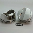 DSS Racing 2-2822-4030: 2-2822-4030 FX-Series Dome Top Piston Set for 1999-2019 Chevy LS, 4.030 in. Bore, +6cc Volume [OEM Stroke]