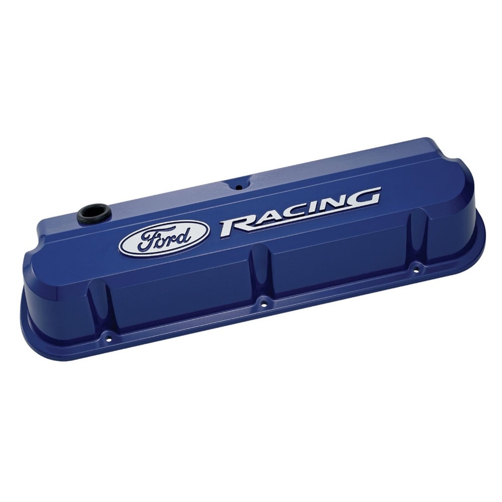 Ford Performance 302-136: Ford Blue Slant Edge Valve Covers