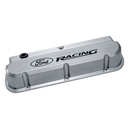 Ford Performance 302-138: Polished Aluminum Slant Edge Valve Covers