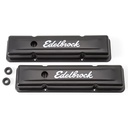 Edelbrock 4443: Signature Series Valve Covers 1959-1986 Small Block Chevy 262-400