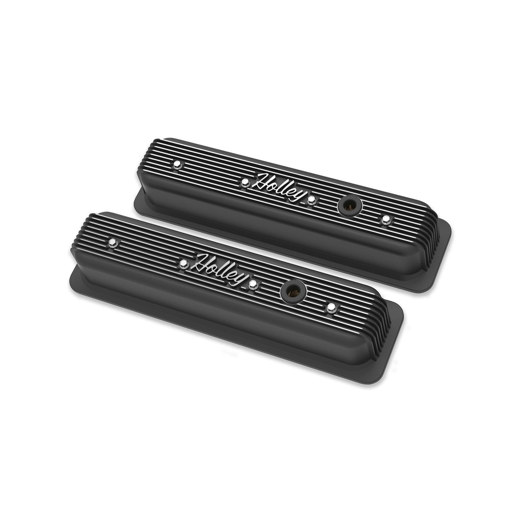 Holley 241-247: 241-247 Vintage Series Finned Valve Covers