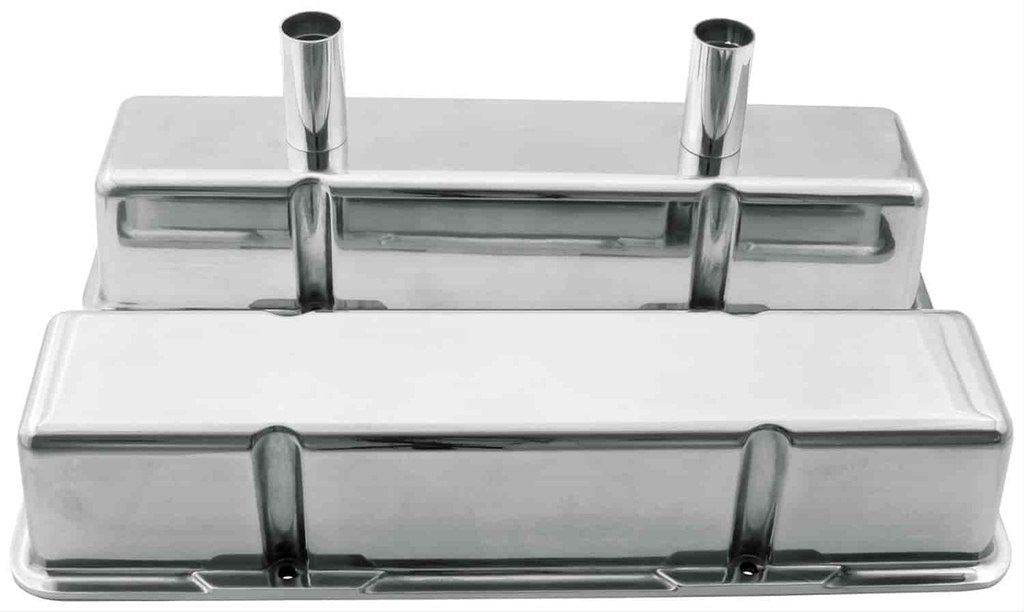 Allstar Performance ALL26139: SB-Chevy Cast Aluminum Valve Covers Standard (outer edge bolts)