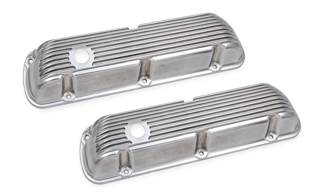 Mr Gasket 6861G: 6861G Cast Aluminum Valve Cover for 1962-1985 Small Block Ford Ford 221-351W [Polished]