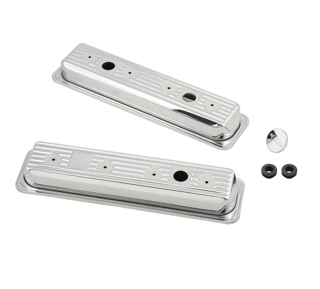 Mr Gasket 9415: Chrome Valve Covers