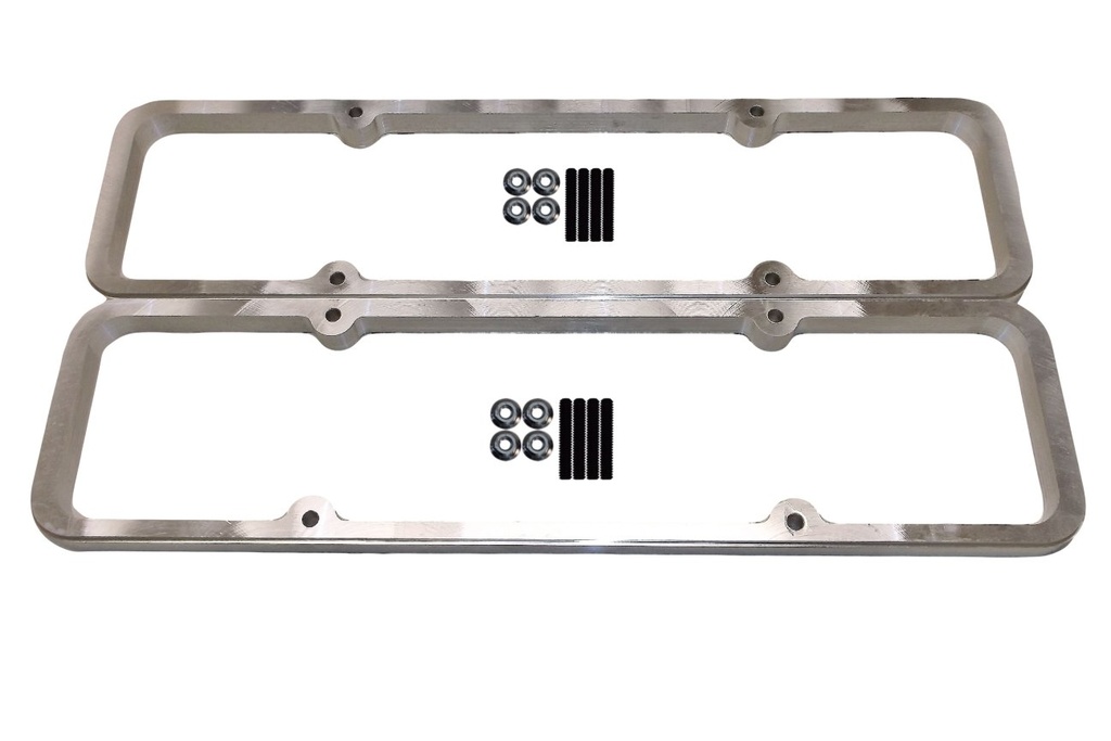 ICT Billet 551661-3: Valve Cover Spacers for Small Block Chevy