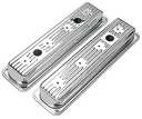 Trans Dapt 9702: Chrome Plated Steel Valve Covers 1987-1999 Small Block Chevy 5.0L, 5.7L V8