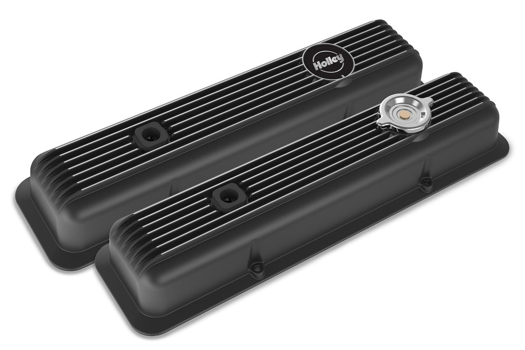 Holley 241-135: 241-135 Muscle Series Valve Covers Small Block Chevy