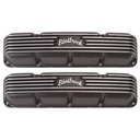 Edelbrock 41993: Classic Finned Valve Covers for 1967-1991 AMC/Jeep 290-401 V8 with Black Powder Coated Finish