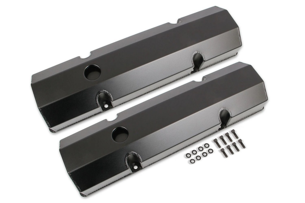 Mr Gasket 6818BG: Fabricated Aluminum Valve Covers 1958-1986 Small Block Chevy 283-400