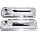 Trans Dapt 9295: Chrome Plated Steel Valve Covers 1970-1982 Ford 351C, 351M, 400M, Boss 302 V8