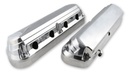 Holley 241-186: 241-186 Ford Fox Body Mustang-Style 2-Piece Cast-Aluminum Valve Covers for GM Gen III/IV LS Engines [Polished Finish]