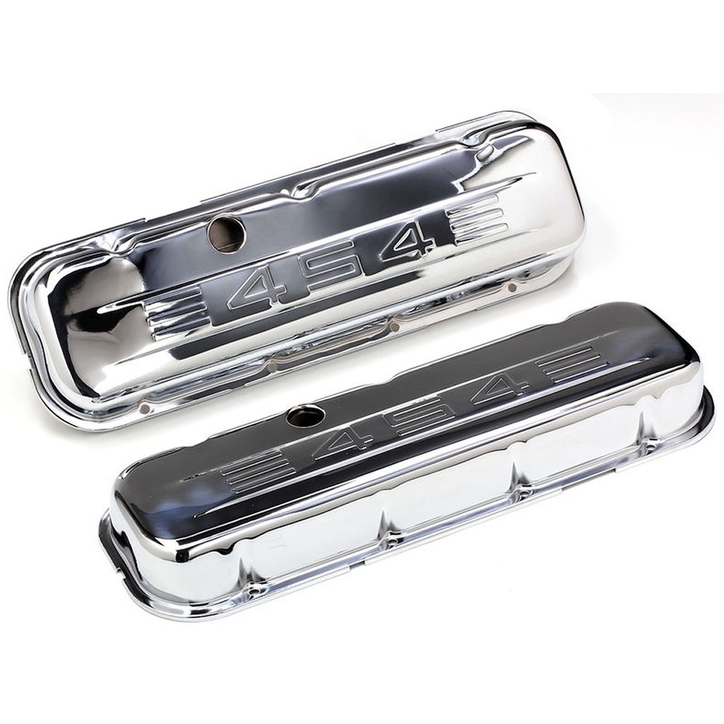 Trans Dapt 9844: Chrome Plated Steel Valve Covers 1965-2000 Big Block Chevy 396-502