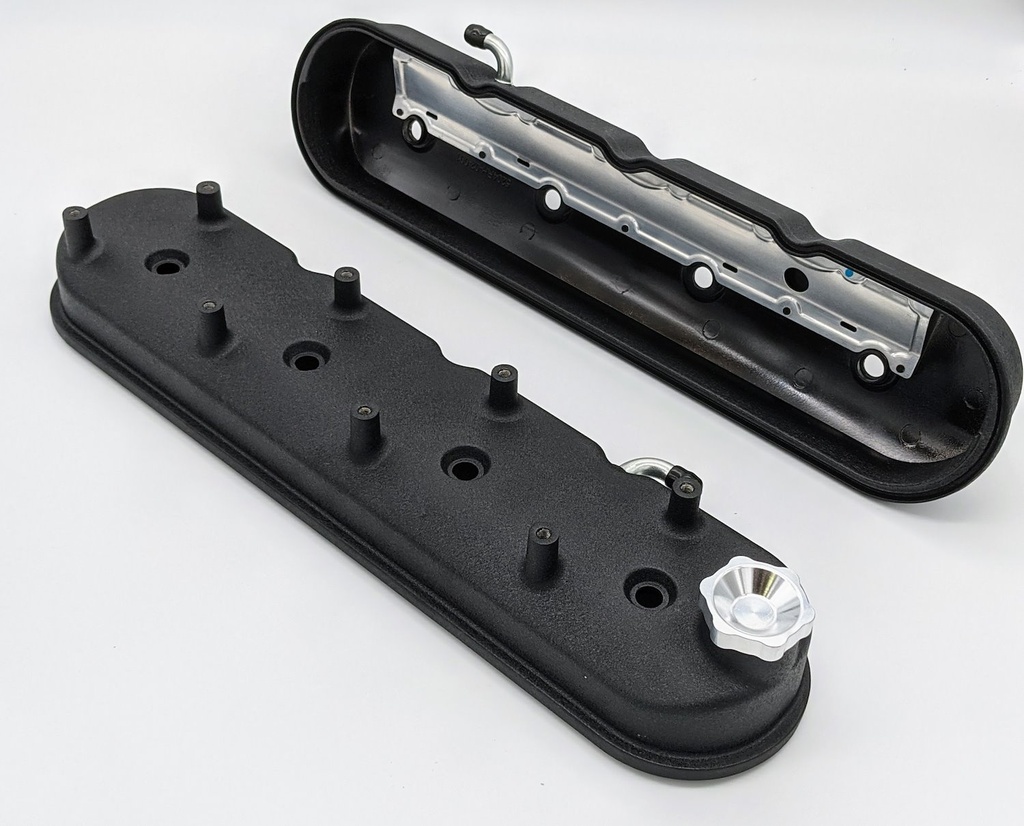 Granatelli 640362: 640362 Tall Cast Aluminum Centerbolt Valve Covers GM LS-Series V8 Engines