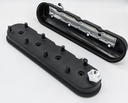 Granatelli 640362: 640362 Tall Cast Aluminum Centerbolt Valve Covers GM LS-Series V8 Engines