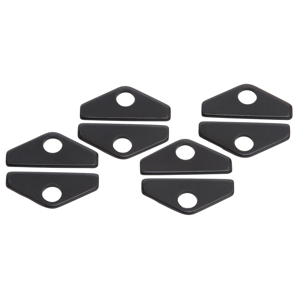 Edelbrock 44273: 44273 Valve Cover Hold-Down Tab Kit [Universal, 1.500 in. Long, Black Finish]