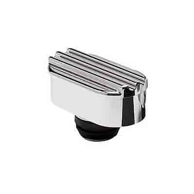 Billet Specialties 20950: Oval Valve Cover Breather Ribbed