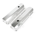 Top Street Performance JM8098-8CA: JM8098-8CA Valve Covers, Fab. Alum., Short Bolt w/ Holes Ford FE, Clear Anodized