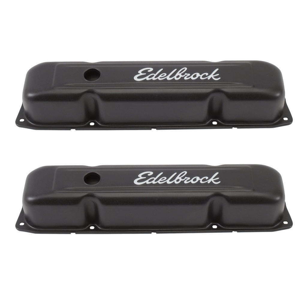 Edelbrock 4493: Signature Series Valve Covers 1958-1979 Big Block Chrysler 361-440ci B/RB