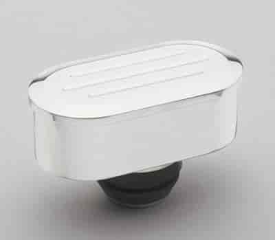 Billet Specialties 20920: Oval Valve Cover Breather Ball Milled