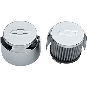 Chevrolet Performance 25534355: Circle Track/ZZ572 Breathers Bowtie Logo