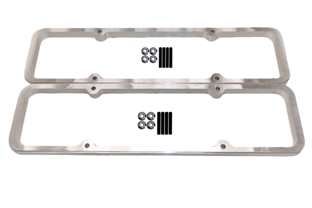 ICT Billet 551661-1: Valve Cover Spacers for Small Block Chevy
