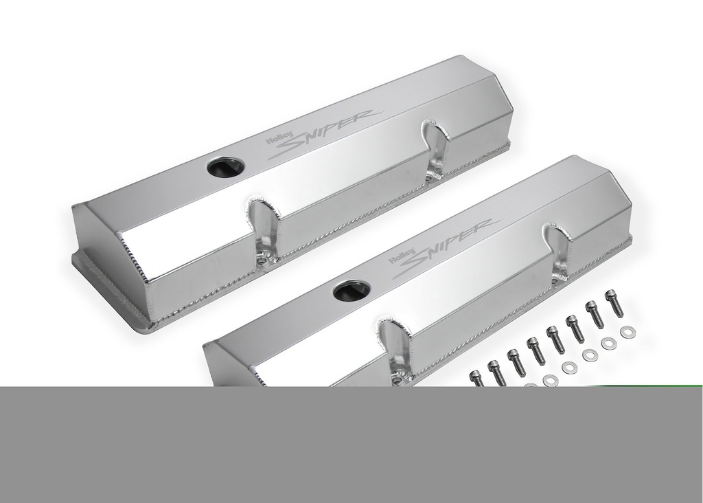 Holley 890010: 890010 Fabricated Aluminum Valve Covers