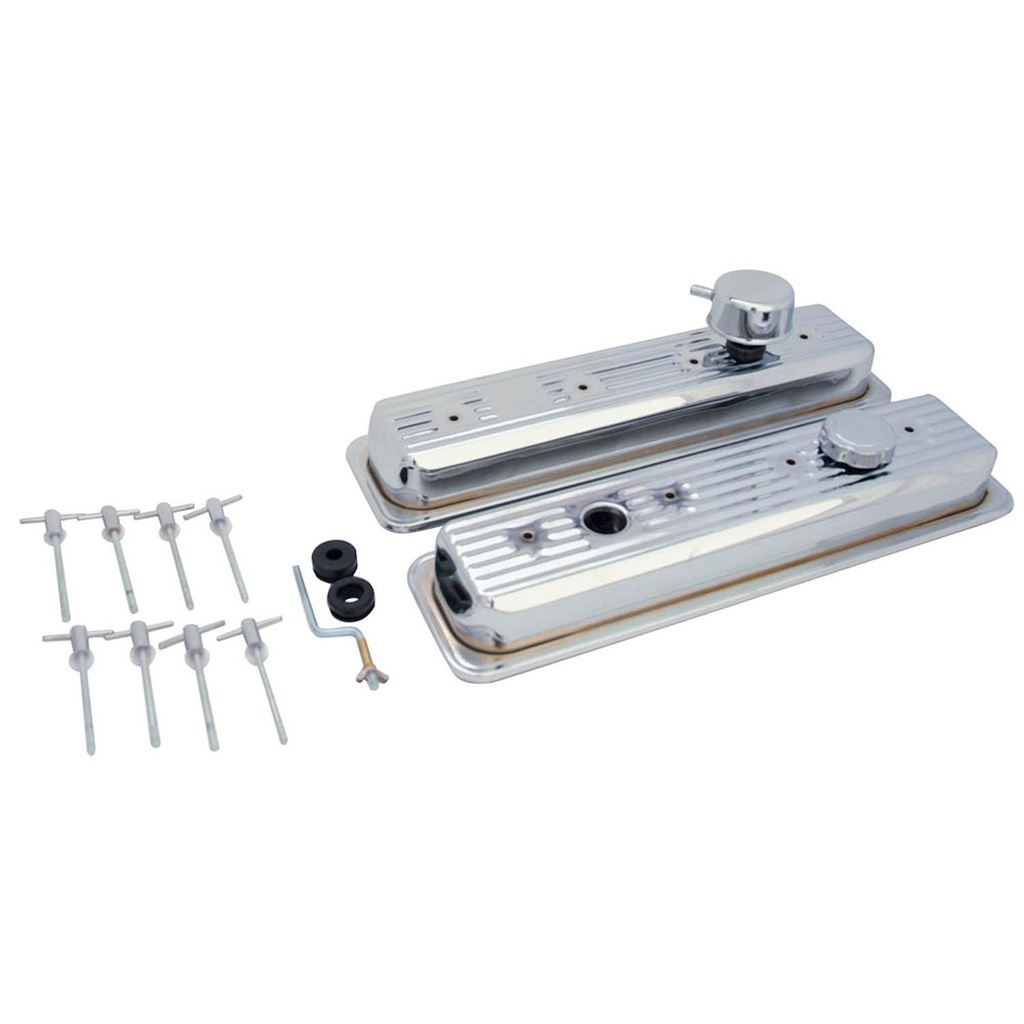 Spectre 5428: Chrome Engine Dress-Up Kit 1988-95 SB-Chevy 305-350