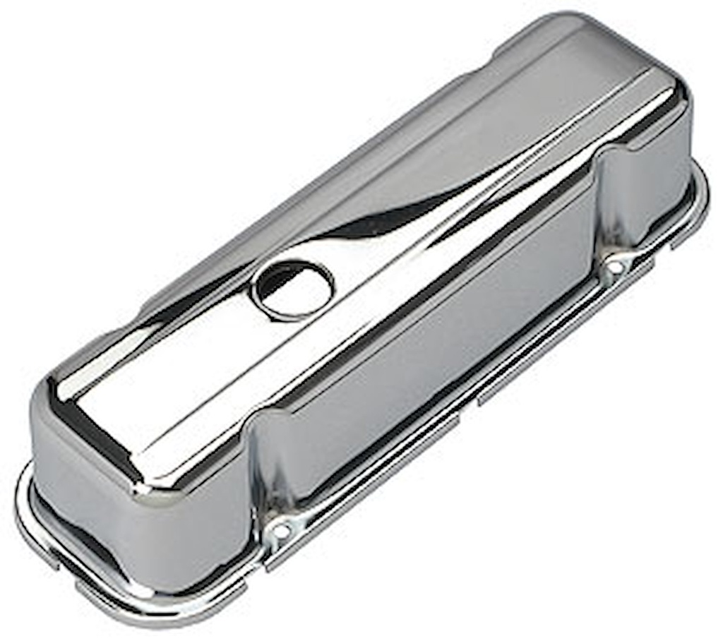 Trans Dapt 4964: Chrome Plated Steel Valve Covers 1977-1987 Buick 231 V6