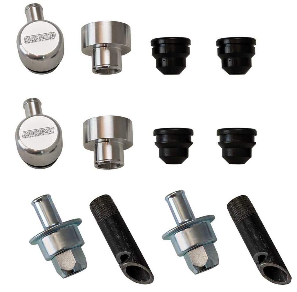 Moroso 68866: Crankcase Evacuation System Fits 5/8 in. Hose [Billet Breathers]